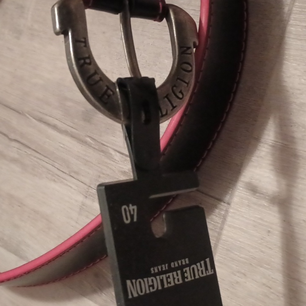 NWT True Religion Size 40 Belt - Picture 2 of 3